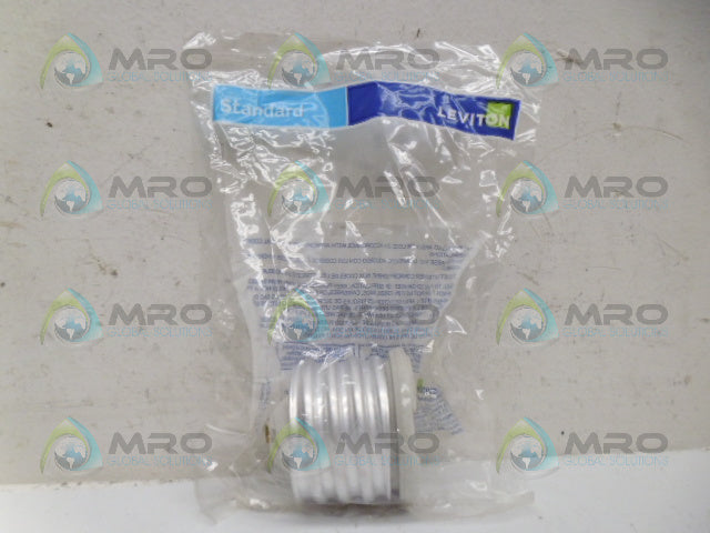 LEVITON 000-8681 SOCKET ADAPTER *NEW IN FACTORY BAG*