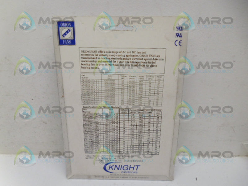 ORION OA109AP-11-1TB FAN * NEW IN ORIGINAL PACKAGE *