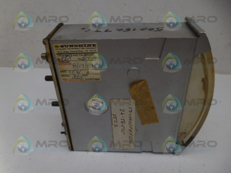 GENERAL ELECTRIC 50-180113FAFA1JYL PANEL METER *USED*