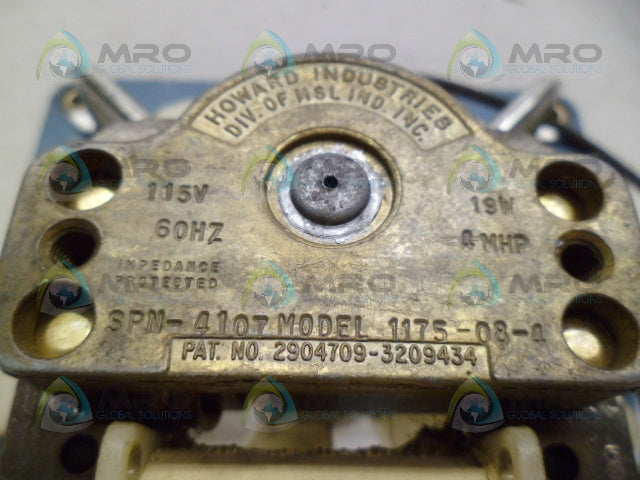 HOWARD 1175-08-4 FAN (AS IS) *USED*