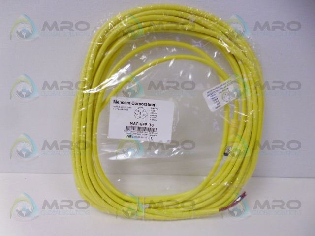 MENCOM MAC-6FP-30 CORDSET *NEW IN ORIGINAL PACKAGE*