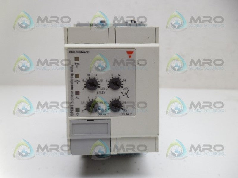 CARLO GAVAZZI DPC01DM48 3-PHASE MONITORING RELAY UNMP