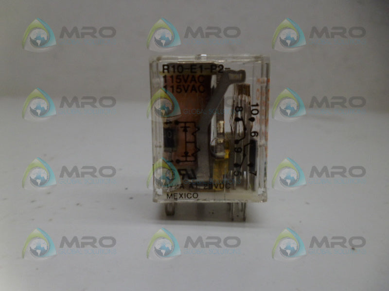 POTTER & BRUMFIELD R10-E1-P2-115VAC RELAY UNMP
