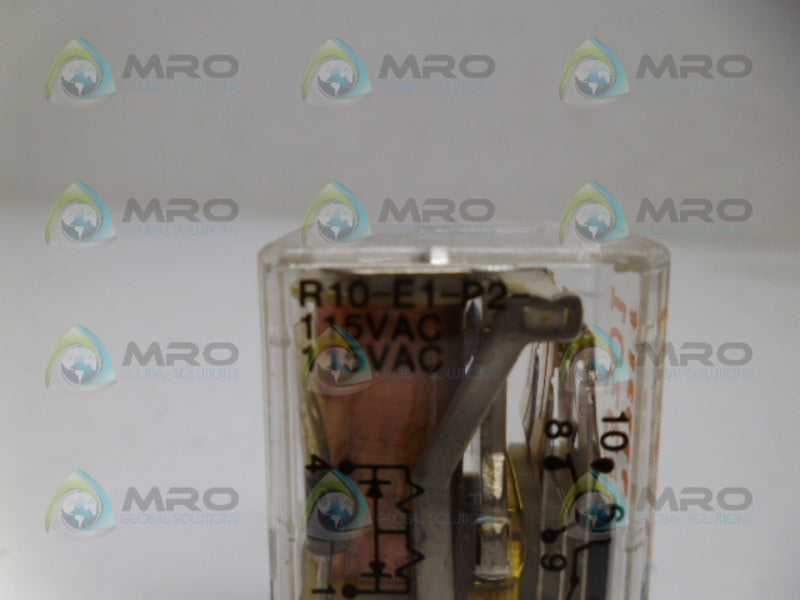 POTTER & BRUMFIELD R10-E1-P2-115VAC RELAY UNMP