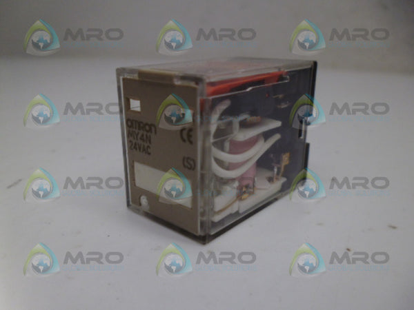 OMRON MY4N RELAY 24VAC 5A  UNMP