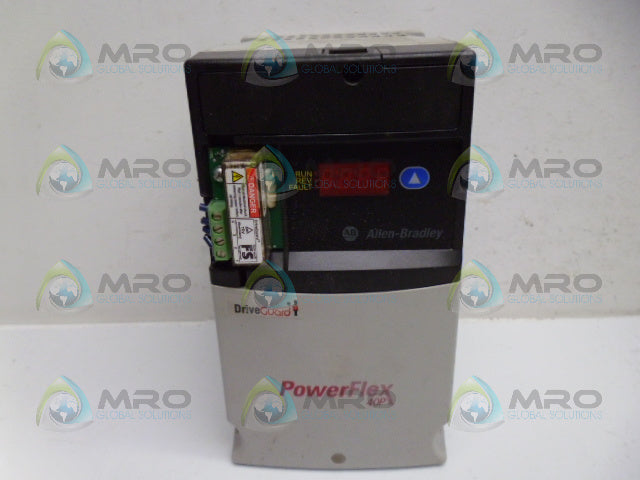 ALLEN BRADLEY 22D-D4P0N104 SER. A F/W 2.01 POWERFLEX AC DRIVE *USED*