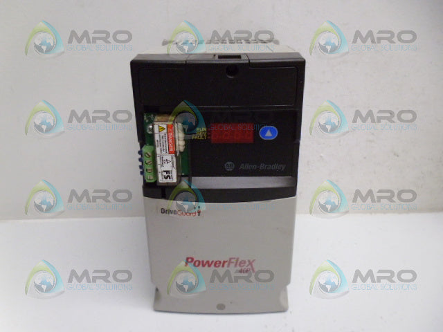 ALLEN BRADLEY 22D-D1P4N104 F/W 2.01 SER. A POWERFLEX DRIVE *USED*