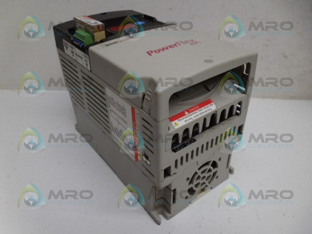 ALLEN BRADLEY 22D-D1P4N104 F/W 2.01 SER. A POWERFLEX DRIVE *USED*