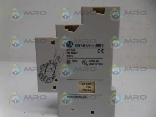ALLEN BRADLEY 140-UV-* SER. C *USED*