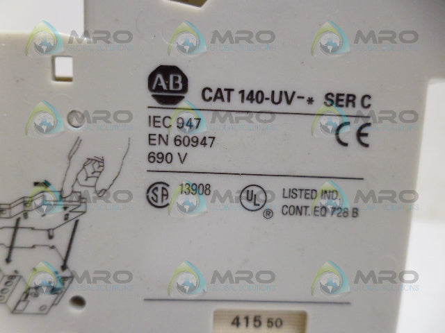ALLEN BRADLEY 140-UV-* SER. C *USED*