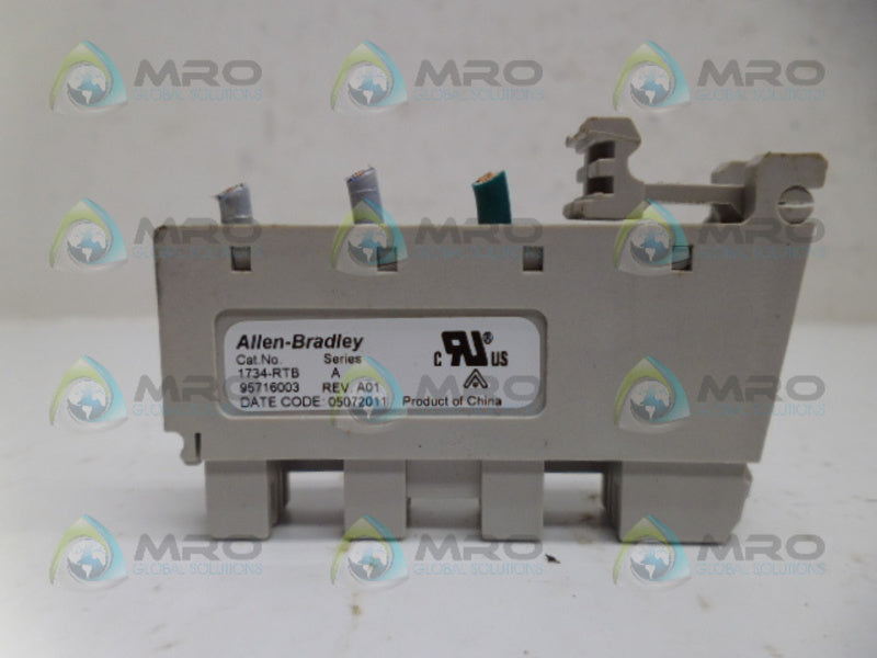 ALLEN BRADLEY 1734-RTB SER. A TERMINAL BLOCK *USED*