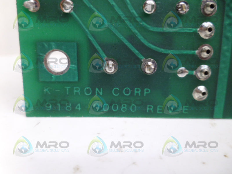 K-TRON 9191-00080 CONVERTER BOARD UNMP