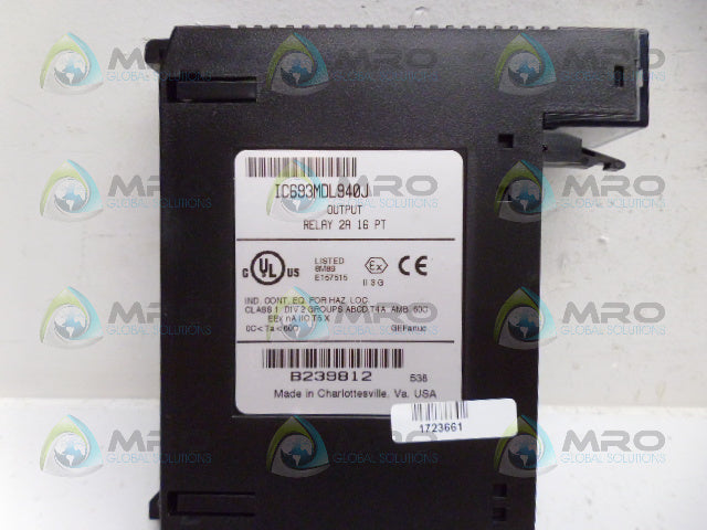 GE FANUC IC693MDL940J OUTPUT MODULE *USED*