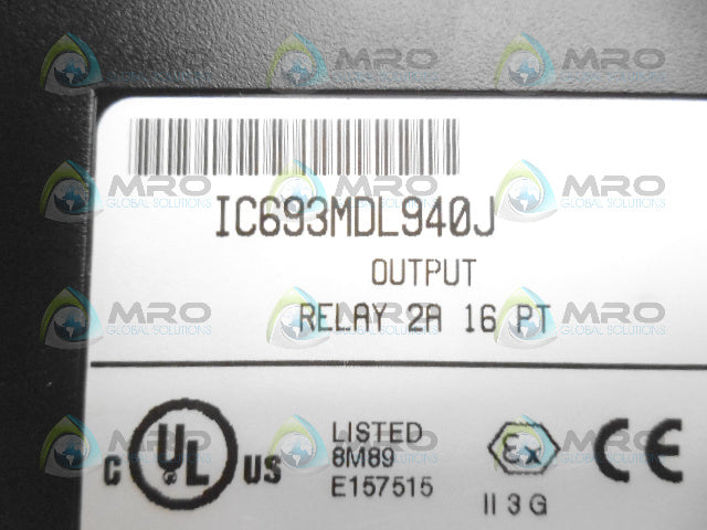 GE FANUC IC693MDL940J OUTPUT MODULE *USED*