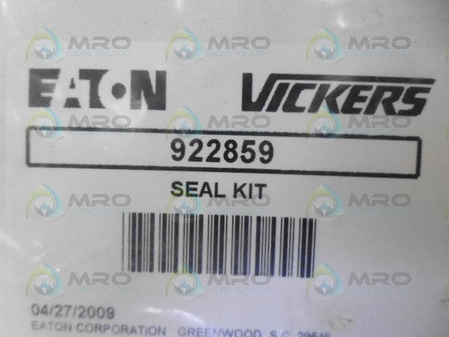 VICKERS 922859 SEAL KIT *NEW IN FACTORY BAG*