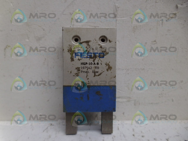 FESTO HGP-10-A-B GRIPPER CYLINDER *USED*