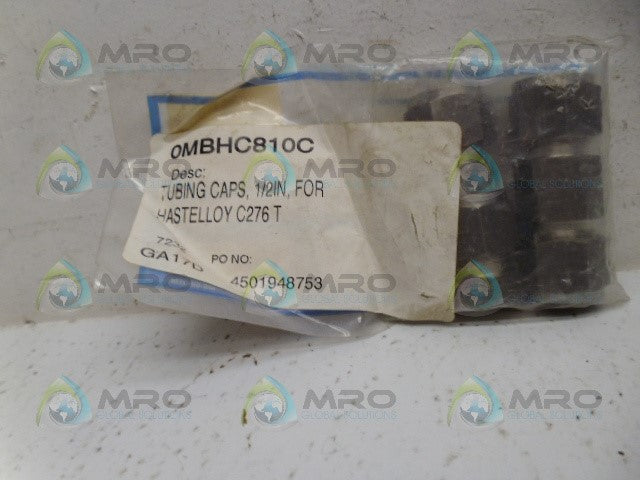 SWAGELOK HC-810-C ALLOY CAPS (PKG OF 4) *NEW IN FACTORY BAG*