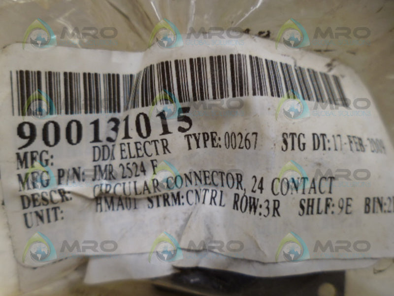 DDK ELECTRIC JMR2524F CONNECTOR NSMP