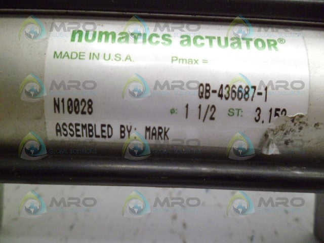 NUMATICS N10028 CYLINDER *USED*