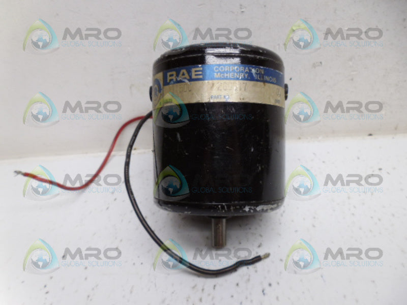 RAE 280817 MOTOR UNMP