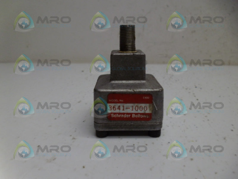 SCHRADER BELLOWS 3641-1000 QUICK EXHAUST VALVE (AS PICTURED) UNMP