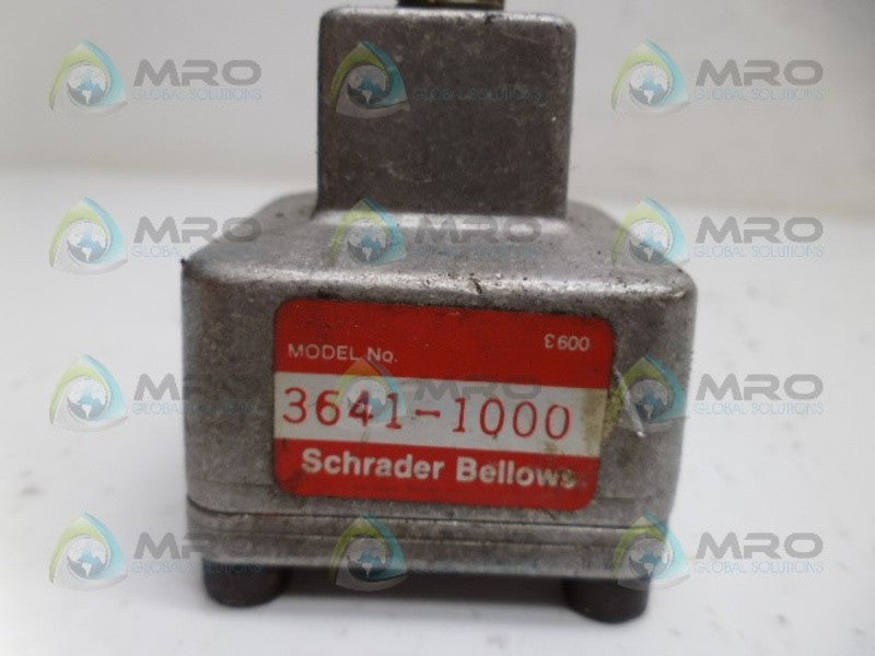 SCHRADER BELLOWS 3641-1000 QUICK EXHAUST VALVE (AS PICTURED) UNMP