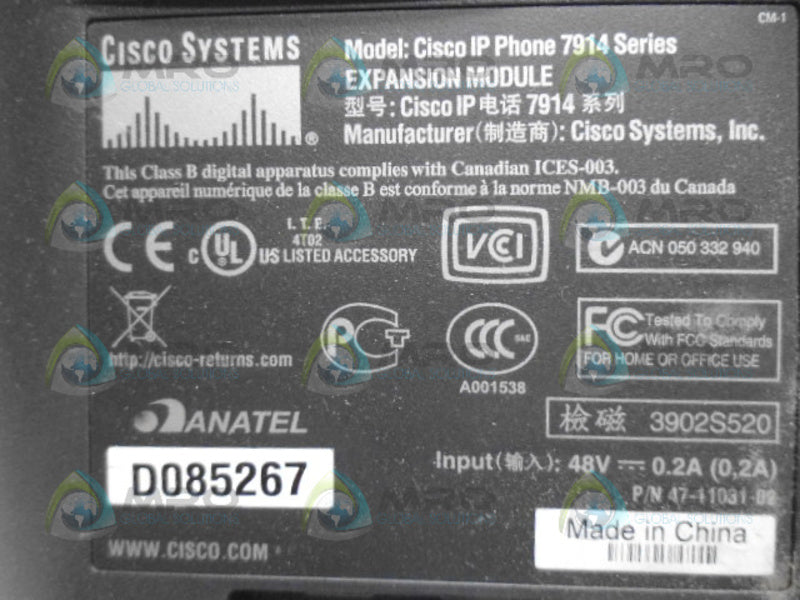 CISCO 7914 EXPANSION MODULE UNMP