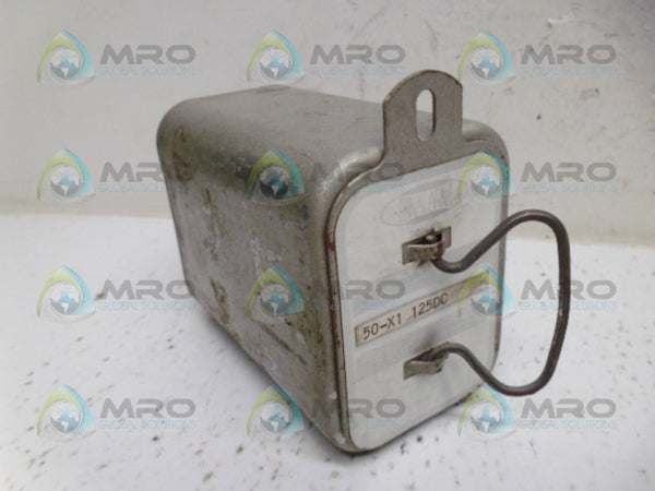 PANALARM 50-X1 RELAY 125DC UNMP