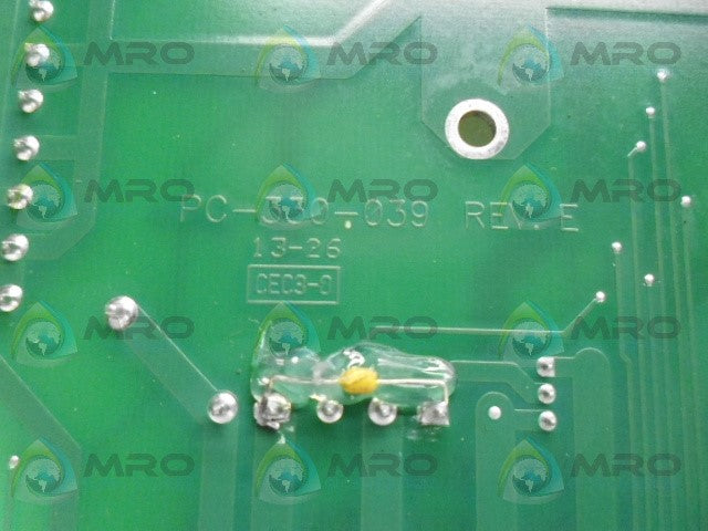 VAN DORN PC330-039 TERMINAL BOARD *USED*