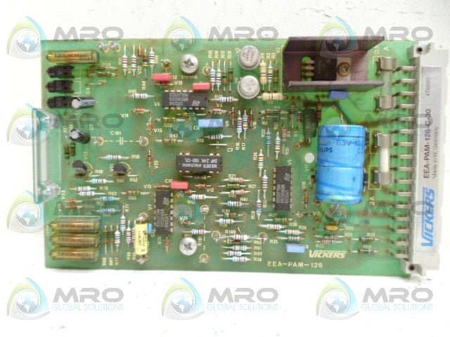 VICKERS EEA-PAM-126-C-30 AMPLIFIER CARD *USED*