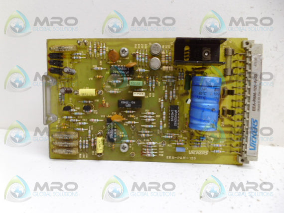 VICKERS EEA-PAM-126-A-30 AMPLIFIER CARD *USED*
