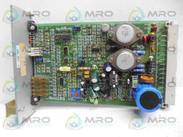 MOOG HAN209-10-18 AMPLIFIER CARD *USED*