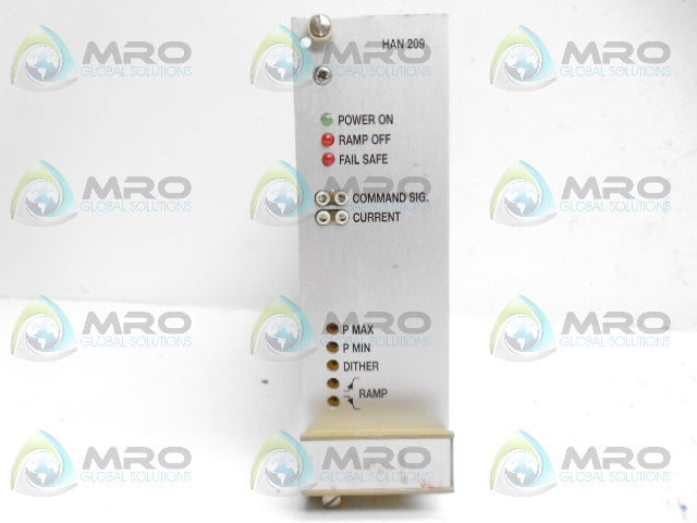 MOOG HAN209-10-18 AMPLIFIER CARD *USED*