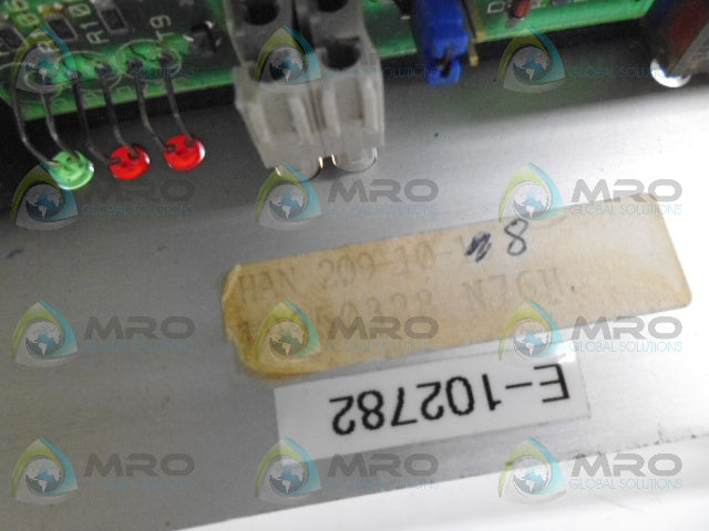 MOOG HAN209-10-18 AMPLIFIER CARD *USED*