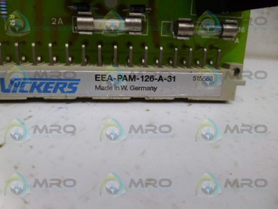 VICKERS EEA-PAM-126-A-31 AMPLIFIER *USED*