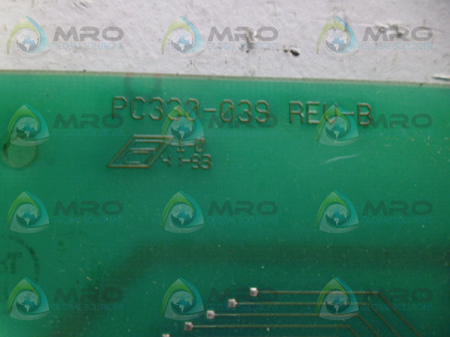 VAN DORN PC330-039 TERMINAL BOARD *USED*