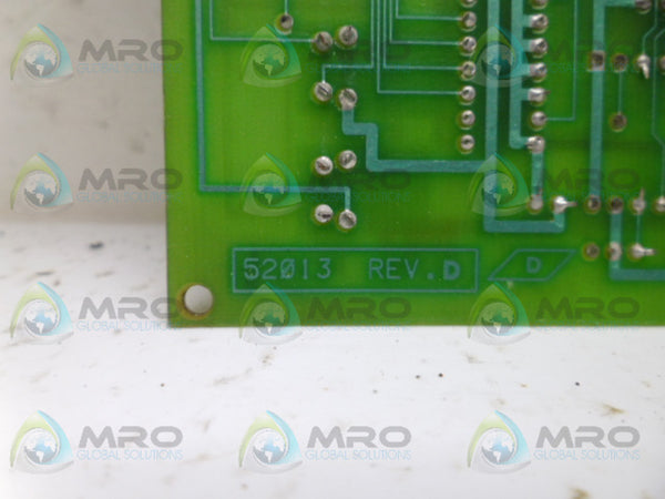 SCI/EPIC 52013 CIRCUIT BOARD  UNMP