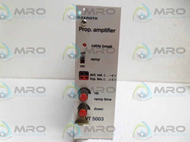 REXROTH VT5003S31R1 PROPORTIONAL AMPLIFIER *USED*
