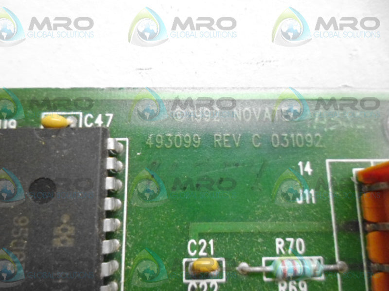 NOVATEC 493099 CPU BOARD *USED*