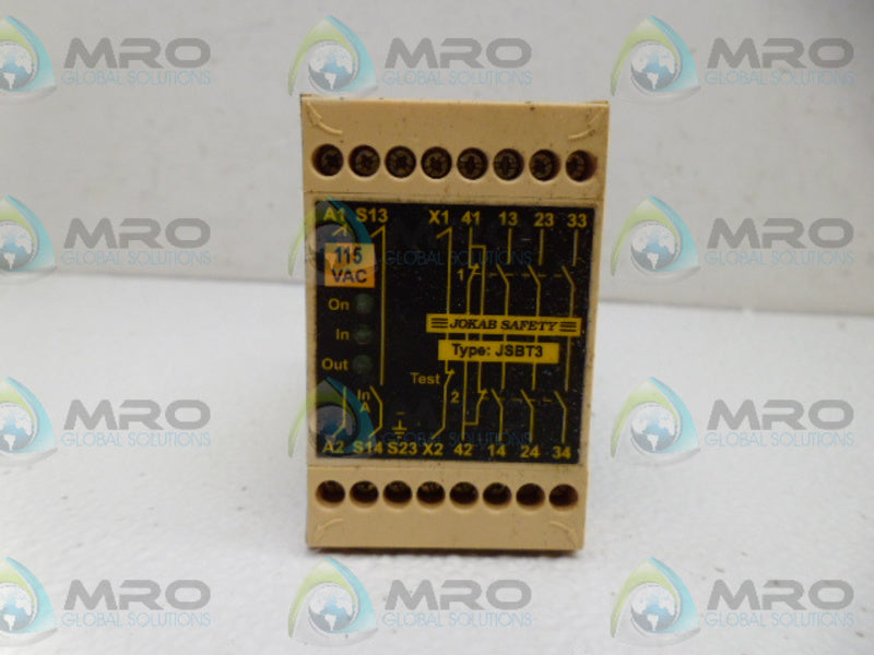 JOKAB JSBT3 SAFETY RELAY *USED*