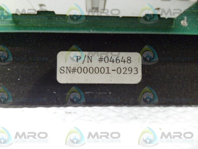 NOVATEC MCD-1002 04648 MICROPROCESSOR CONTROLLED DRYER *USED*