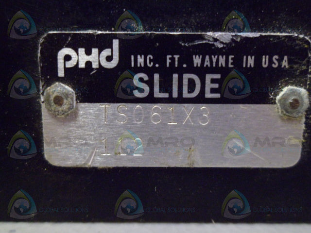 PHD TS061X3 PNEUMATIC LINEAR SLIDE *USED*