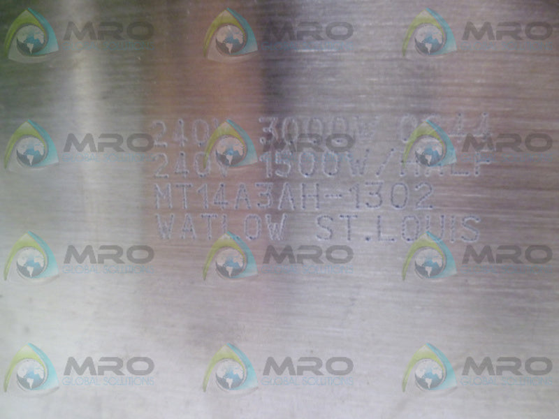 WATLOW MT4A3AH-1302 240V 300W HEATER BAND *USED*