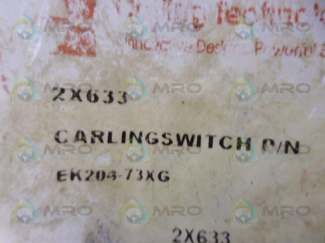 CARLING EK204-73XG 10/20AMP TOGGLE SWITCH *NEW IN ORIGINAL PACKAGE*