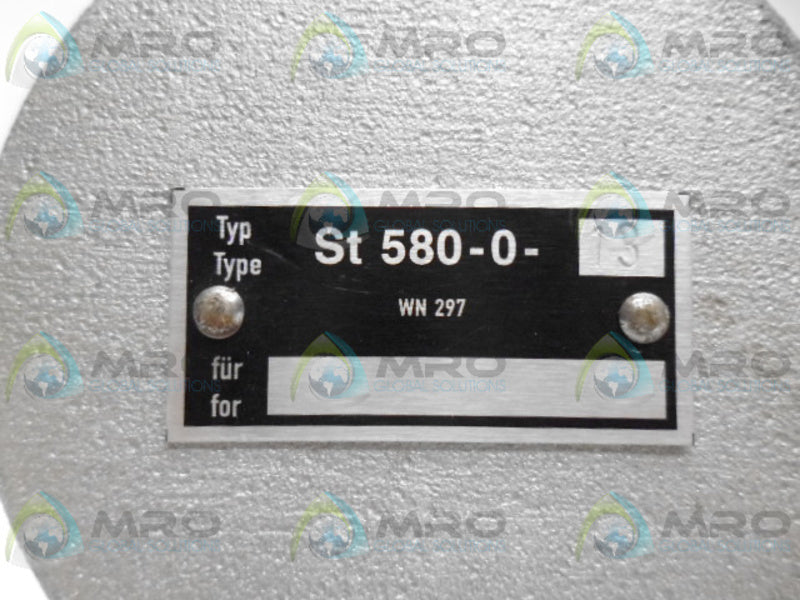 INDUSTRIAL MRO ST580-0-13 VALVE *NEW NO BOX*