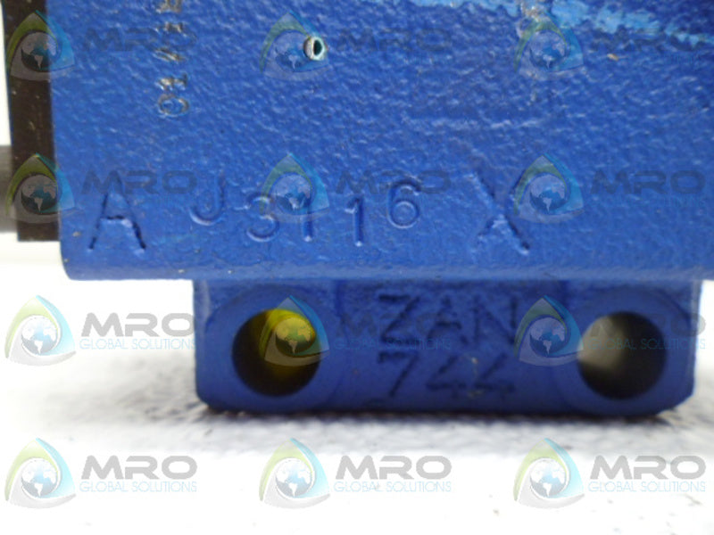 INDUSTRIAL MRO J3116 ZAN744 VALVE *NEW NO BOX*