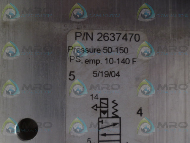 NORGREN 2637470 VALVE *NEW NO BOX*