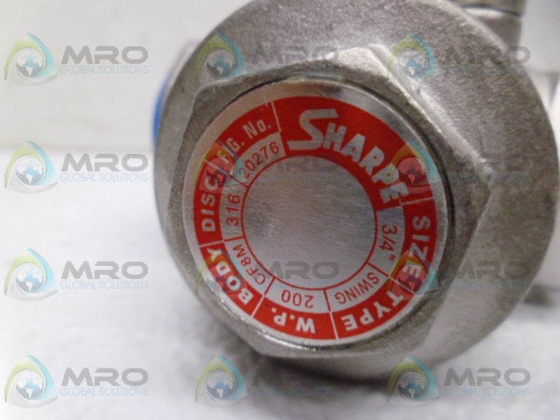 SHARPE 20276 CHECK VALVE 3/4" *NEW NO BOX*