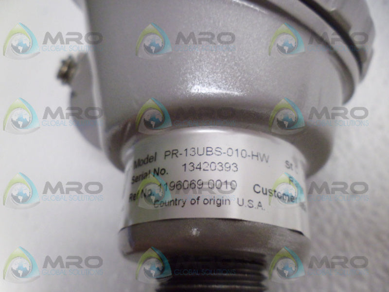 FOXBORO PR-13UBS-010-HW SENSOR *NEW NO BOX*