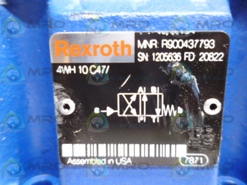 REXROTH 4WH10C47 VALVE *NEW NO BOX*